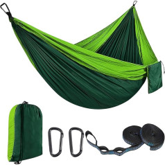 EDWINENE Camping Hammock for Multiple People, Hammock Ultralight Bragbar, Load Capacity up to 300 kg (300 x 200 cm), Hammock with Travel Bag for Outdoor, Indoor, Beach, Camping