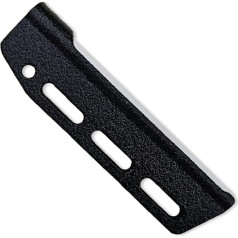 Universal Ceramic Grinding Rod Holder Including Ceramic Grinding Rod for Kydex Sheaths, 8 mm Ceramic Rod with 100 mm Length, Survival, Outdoor, Bushcraft, Designed by Reini Rossmann (Black)