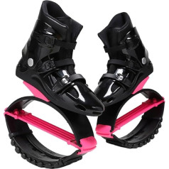 Jumping Shoes Kangoo Kangaroo Bounce Shoes | Exercise Fitness Boots | Workout Jumps for Men and Women | Non-Slip/Adjustable | 36-44, Load 66-243 lbs (Color : Black, Size : 39-41)