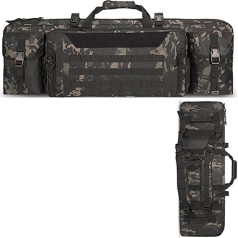 LGESR Tactical Double Weapon Case for Rifles, Rifle Case, Outdoor Airsoft Pistol Case, Soft Weapon Bag, Rifle Backpack, Rifle Bags for Hunting Shooting