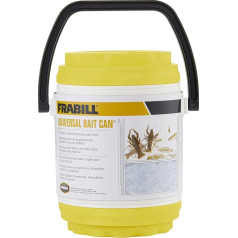 Frabill Crawler Can - Dual Compartments White and Yellow, One size