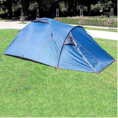 Wanderlust Dome Tent / Outdoor Tent - Ideal for Camping - Beginners and Festival Visitors, blue