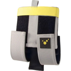 tee-uu Cargo Pocket Holster Grey | For Those Who Do Not Wear A Holster | Holster for Leg Pocket of the Trousers | Elastic Loops Inside and Outside | Infinitely Adjustable to the Bag Height | Pull