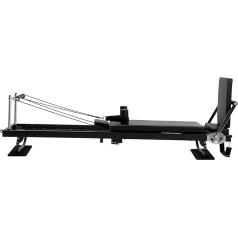 LQQHFSW Foldable Reformer Pilates Machine, Multifunctional Pilates Reformer Workout Machine at Home Machine Feathers with Padded Jump