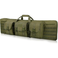 DFANCE Rifle Bag, Rifle Case, 2 Long Weapons, Gun Bag Case, Long Weapons, Tactical Rifle Bag, for Magazine Storage Other Tools, Lockable