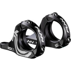 FUNN RSX Mountain Bike Direct Mounting Stem with 35 mm Handlebar Clamp, 2-Piece Lightweight Split Design for Dual Crown Forks, Adjustable Extension 45-50 mm