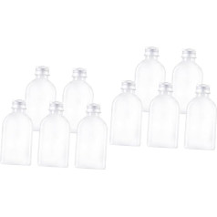 10 Stück Trinkflaschen, leere Lotionsflaschen, Lotions-Unterbehälter, Lotionsbehälter, Shampoo-Spender, nachfüllbare Shampoo-Flaschen, Squeeze-Lotion-Flaschen, Reiseseife, tragbar, The Pet1504