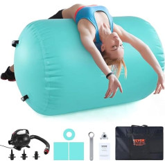 VEVOR Inflatable Gymnastics Mat, Gym Mat, 80 x 132.5 cm, Air Mat, Fitness Mat, Pump, Tumbling Mats, Multifunctional Tumbling Mat, Home Use/Gym/Yoga/Cheerleading