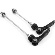 rningo 1 Paar Fahrradspieße Ultraleicht Schnellspanner Vorne Hinten Set 115/151mm Fit für MTB/Rennrad