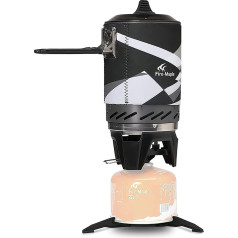 Fire-Maple® Star Outdoor Camping Stove Small for Gas Cartridges [Black] - Gas Camping Stove Mini - Cartridge Stove - Gas Burner Camping - Storm Stove - Survival Stove - Gas Stove Set