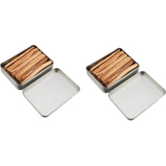 Supvox 1 Box Fire Strips Tent Camping Kit Survival Fire Camping Multi-Tool Camping Accessories Fire Log Lighters Aid Kit Fire Extinguisher Camping Matches Khaki Woods
