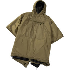 Ldbuejiaja Winddichte Tasche mit Hut für Outdoor-Stadion, Camping, tragbare Kapuze, Camping-Decke, warmer Umhang, Poncho-Decke