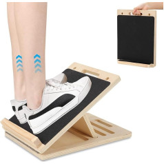 BigKing Slant Board, Professional Wooden Slant Board, Adjustable Fitness Incline Board for Stretching Calf Muscles Before Training