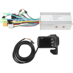 BuyWeek Brushless Motor Controller Kit for Electric Bicycle, 36V 48V 60V 1000W Sine Wave Controller Waterproof GZ3 LCD Display Panel Kit for Electric Bicycles