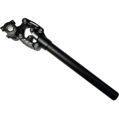 SR Suntour SP12-Ncx Sprung Seat Post, 30.9 x 400 mm, Black, with Cover