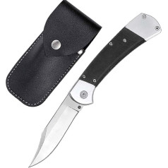 Joa Small handy tool steel knife non-slip survival portable camping outdoor knife neck knife edc hunting knife pocket knife multi folding knife hiking tanto knife with sheath