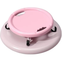 NEINUO 4x4 Mute Abdominal Muscle Fitness Wheel, Abdominal Fitness Disc, Fitness Slider, Universal Wheel, Abdominal Muscle Disc Trainer/111 (Color : Pinkfour-wheelabdominalplate)