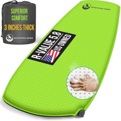 Whispering Winds Self-Inflating Sleeping Pad and Sleeping Mat for Camping, 4 Seasons Comfortable 3