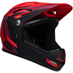 BELL Sanction MTB Unisex Full-Face Helmet Red/Black, Small (52-56 cm)