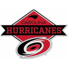 Rico Industries NHL Carolina Hurricanes Cut Shape Bunting Home Living Room Decoration Soft Felt EZ Hanging