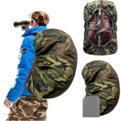 Joy Walker Waterproof Backpack Rain Cover, Upgraded Non-Slip Cross Buckle Straps, Four Reinforced Layers for Hiking, Camping, Travel