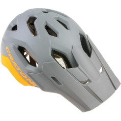 Cratoni Unisex - Adult C-maniac 2.0 Helmets, Grey/Orange Matt, L