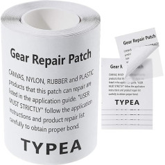 Reparaturflicken für Schlauchboote, Reparaturflicken für Ausrüstung - Langlebiger, selbstklebender Reparaturflicken für flexible, transparente Schlauchboote - Zeltflicken und mehr PVC-Nylon-Canvas-Kun