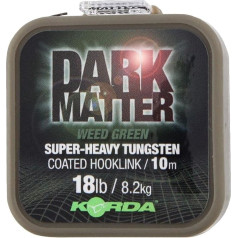Korda Dark Matter Tungsten Coated Braid 10 m Leader Cord