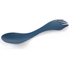 Light My Fire to Go Reusable Cutlery Spork Large Organic - Fork Spoon Knife for Cooking - Blue - Made in Sweden