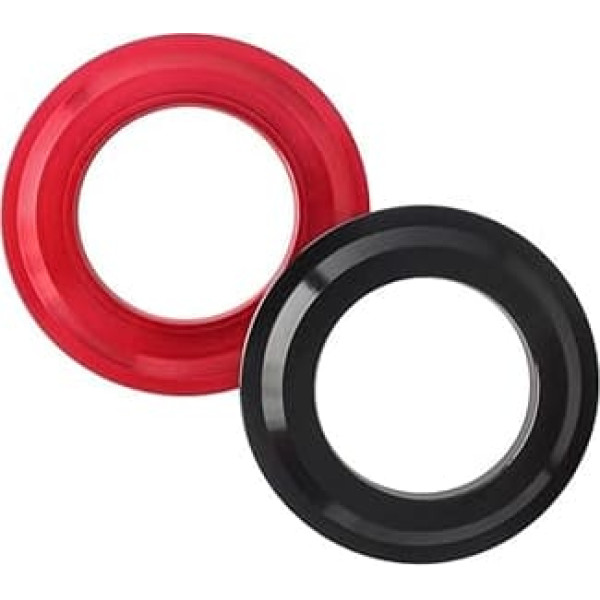 MAYANGYANG Spacer Bicycle Cone Headset Spacer Conical Fork Base Aluminium Alloy Conversion Seat 1.5 Inch to 28.6 mm Washer Bicycle Parts Bicycle Spacer (Red)