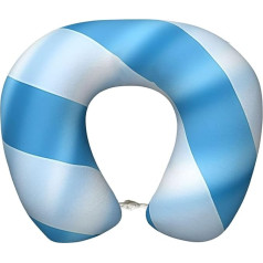 Zhuanyun Reisekissen mit Port-Flaggen-Design, klassisch, bequem, Memory-Schaum, Reisekissen, Kopfstütze, weiches Kissen