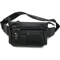 Leather Belt Bag Belt Bag for Men Women Travel Hiking Running Waist Belt Slim Mobile Phone Purse Purse
