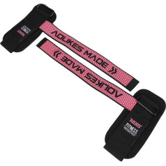 GaRcan 1 Pair Tension Strap Weight Lifting Straps Strength Training Deadlift SS Wrist Strap Cross Training (Rosy, 18.5 x 8 x 1cm)