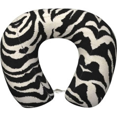 VANTUT Zebra Animal Travel Pillow Lightweight Comfortable Head Neck Support Memory Foam Travel Pillow Gift