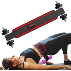 DAGM Hip Push Belt, Secure Butt Trainer with Extra Non-Slip Padding that Protects Your Hips - Ideal for Gym and Home Workout - Use with Heavy Duty Kettlebells, Dumbbells and
