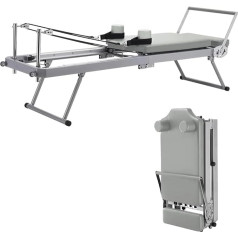 XFYESL Pilates Reformer Pilates Reformer Foldable Pilates Machine & Ausrüstung für Home Training Cardio Fitness Rebounder Reformer für Pilates