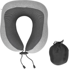 sojupcal Neck Travel Pillow, U Shaped Travel Pillow with Storage Bag, Soft Slow Rebound Memory Foam Neck Pillow for Adults, Compact and Ergonomic Design