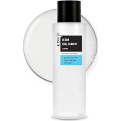 COXIR Ultra Hyaluronic Toner (150 ml / 5.07 fl.oz.) Highly Concentrated and Lightweight Toner Refreshing Hyaluronic Acid for Intense Moisture for Dry and Dehydrated Skin