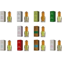 El-Nabil Misk Musk Women's Fragrance Set - 10 x 5 ml Perfume (Top 10 Mix) - Perfume Oil for Women - High Quality & Top Women's Fragrances