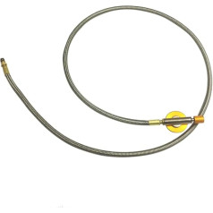 VINTORKY Camping Gasbrenner Zubehör 30cm Gasofen Ventil Schläuche Für Universelle Verwendung Langlebig Und Praktisch Ideal Für Camping Und Outdoor Aktivitäten