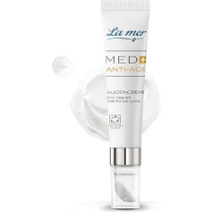 La mer MED+ Anti-Age Eye Cream - Moisturising Eye Care - Reduces Eye Shadow - Binds Moisture - Smooths Lines and Wrinkles - Cooling and Decongestant Effect - 15 ml