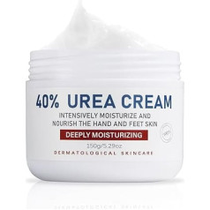 OUKEYA Urea Cream 40 Percent for Feet and Hands, Urea Cream, Urea Foot, Foot Cream, Urea Cream for Dry, Cracked Feet, Anti Callus, 40 Pro Urea Lotion for Heels, Elbows, Maximum Strength