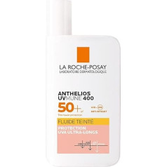La Roche Posay Anthelios Invisible Fluid, Tinted UVMune 400 with SPF50+, Sun Fluid for Sensitive, Sun Allergy-Prone Skin, with Mexoryl and Netlock Technology, 50 ml