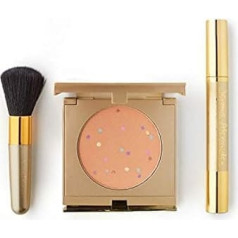 -Magic Minerals Powder Foundation by Jerome Alexander + Mascara - Loose Powder in Compact Form - Mattifying - Opaque - with Colour Correctors - Antioxidants - Skin Care Formula (Medium)