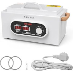LifeBasis 300 W Hot Air Steriliser Disinfectant, 230°C Dry Heat Steriliser High Temperature Steriliser with Adjustable Timer for Nail Tools, Cosmetic Tools, Foot Care, Beauty Salon