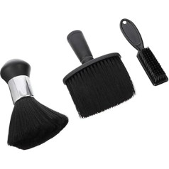 Uonlytech Neck Duster Brush Barber 3 Pieces Neck Brush Duster Cleaning Hair Brush for Hairdressers Hairdressers Neck Duster for Hair Barber Home Use Hairdresser Neck Brush Barber
