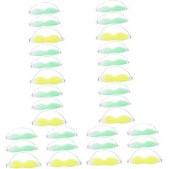 Healeved Cooling Eye Mask Migraine Treat Sleeping Aid Relief Reusable Beads Cooling Eye Pads Sleep Mask Therapeutic Eye Mask Therapy Eye Mask Pack of 30