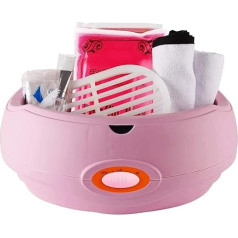 Forever Speed Paraffin Bath for Hands and Feet, Paraffin Bath Warmer with 900 g Paraffin Wax for Spa, Moisturising Hands and Feet and Soothing Osteoarthritis and Rheumatism (Pink)