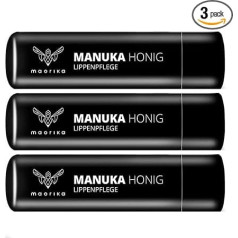maorika Manuka Lip Care - Natural Care with High-Quality Manuka Honey MGO 400+ Lip Balm for Smooth Lips and Herpes