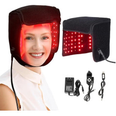 CHANGLKJ Hair Growth Helmet, Hair Growth Therapy Cap with 168 Pieces 660 nm Lights and 56 Pieces 880 nm Lights, Time and 5-Speed Brightness Adjustable, for Fuller Hair, Reverses Thin Hair